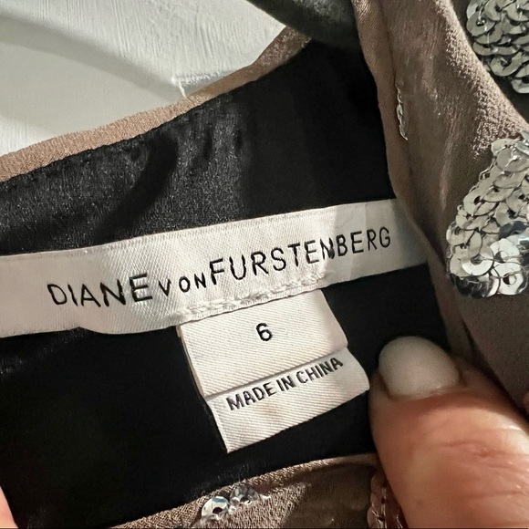 DVF Cindy sparkle shift dress - Picture 5 of 5